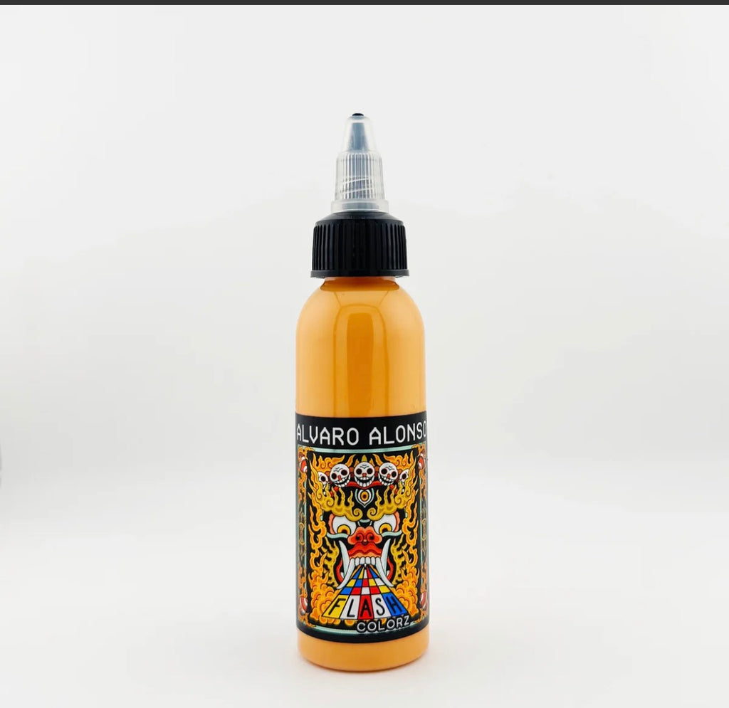FLASH COLORZ X ALVARO ALONSO | Cocktail Flesh | Vegan ink