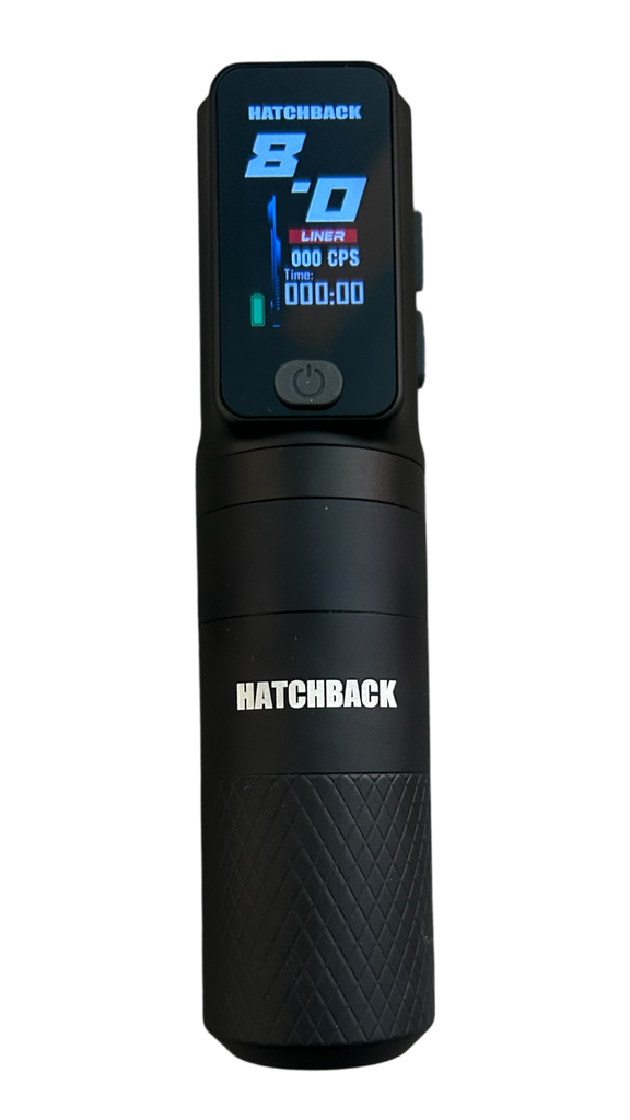 HATCHBACK IRONS I SHARP LCD BRUSHLESS TATTOO PEN MACHINE