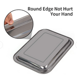 Edelstahl Tray - Tablett - Medizinische Qualität - 19cm x 26,5cm