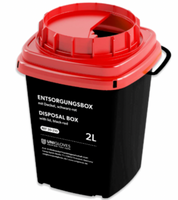 Nadelabwurfbehälter 2,0L - Schwarz -