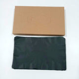 PLA "Bio Kunststoff" - Box mit 200 Schutzhüllen für Flaschen / Spritzflasche / Netzteil - 150mm x 250mm - BLACK